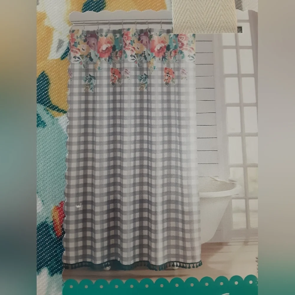 NEW Pioneer Woman Sweet Romance Shower Curtain